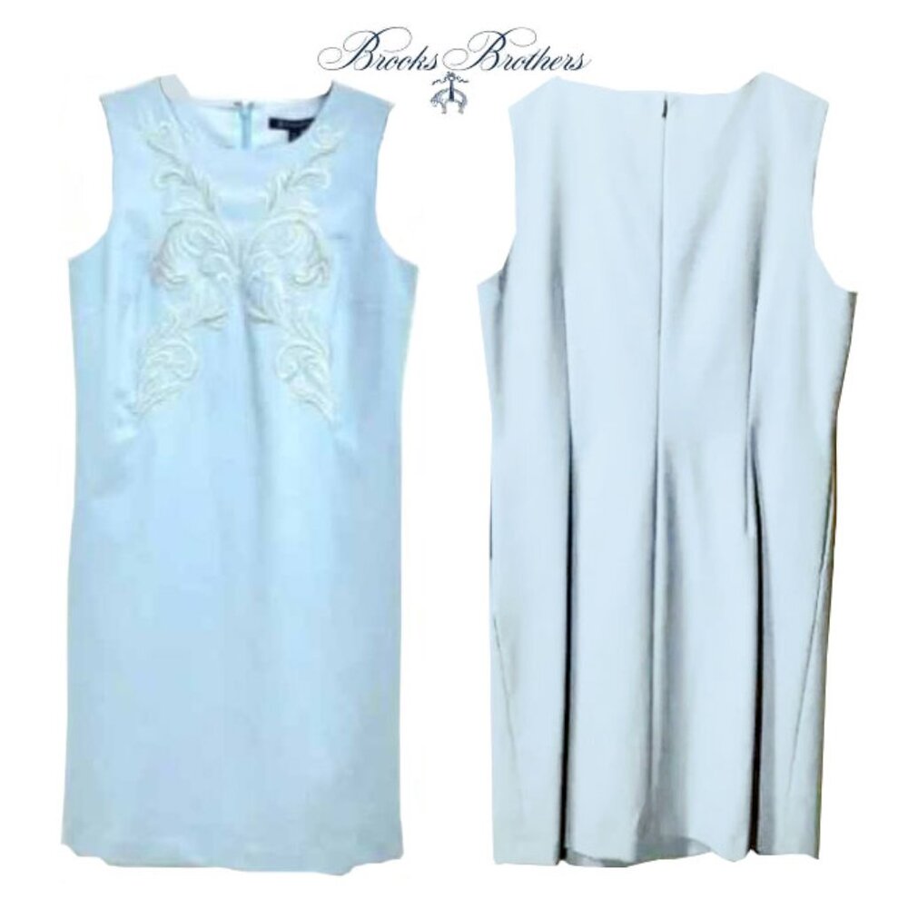 Brooks Brothers Sleeveless Sheath Dress